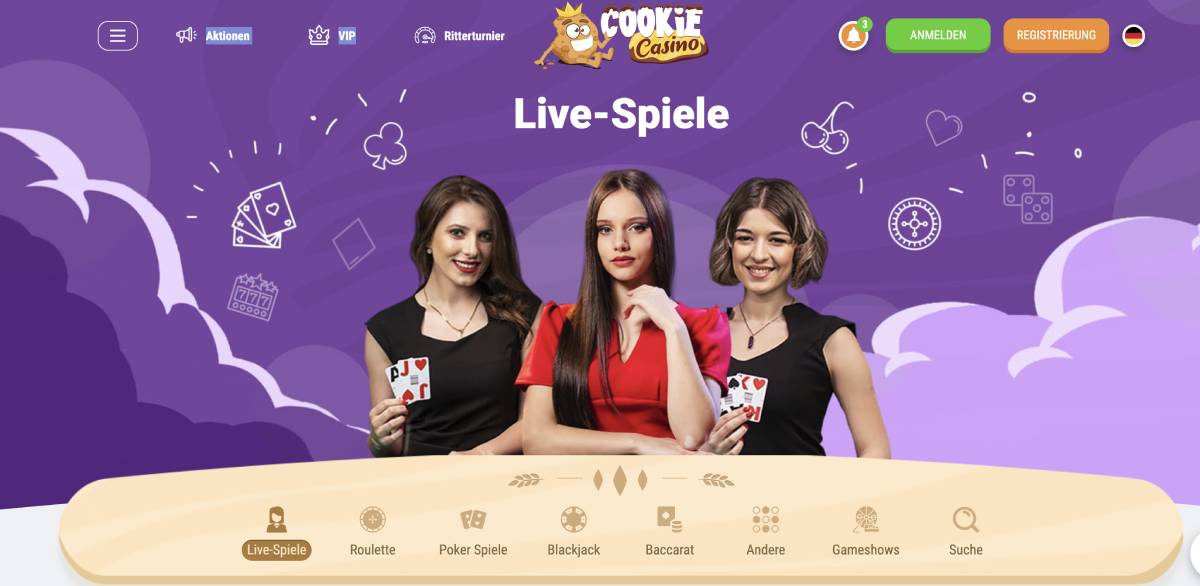 cookie live casino