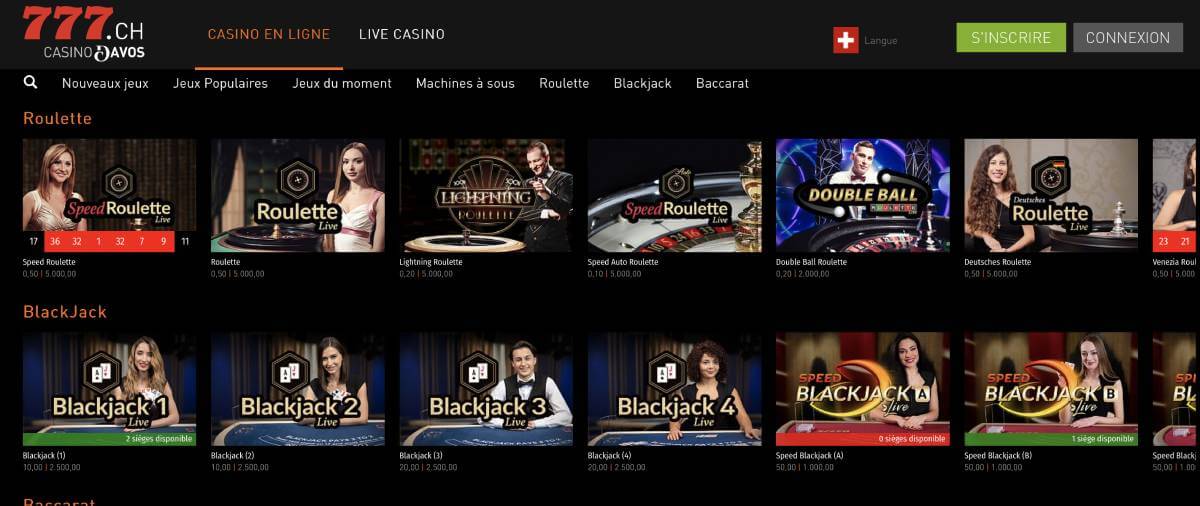 777casino.ch live