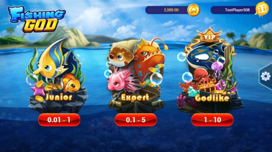 fishing god slot main page