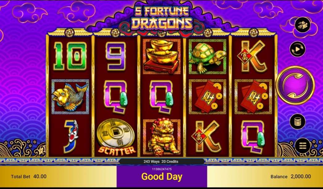 5 fortune dragons slot